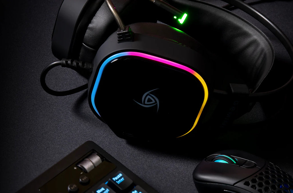 Audífonos Gamer VSG Gemini | Sonido Inmersivo, Almohadillas Memory Foam y RGB